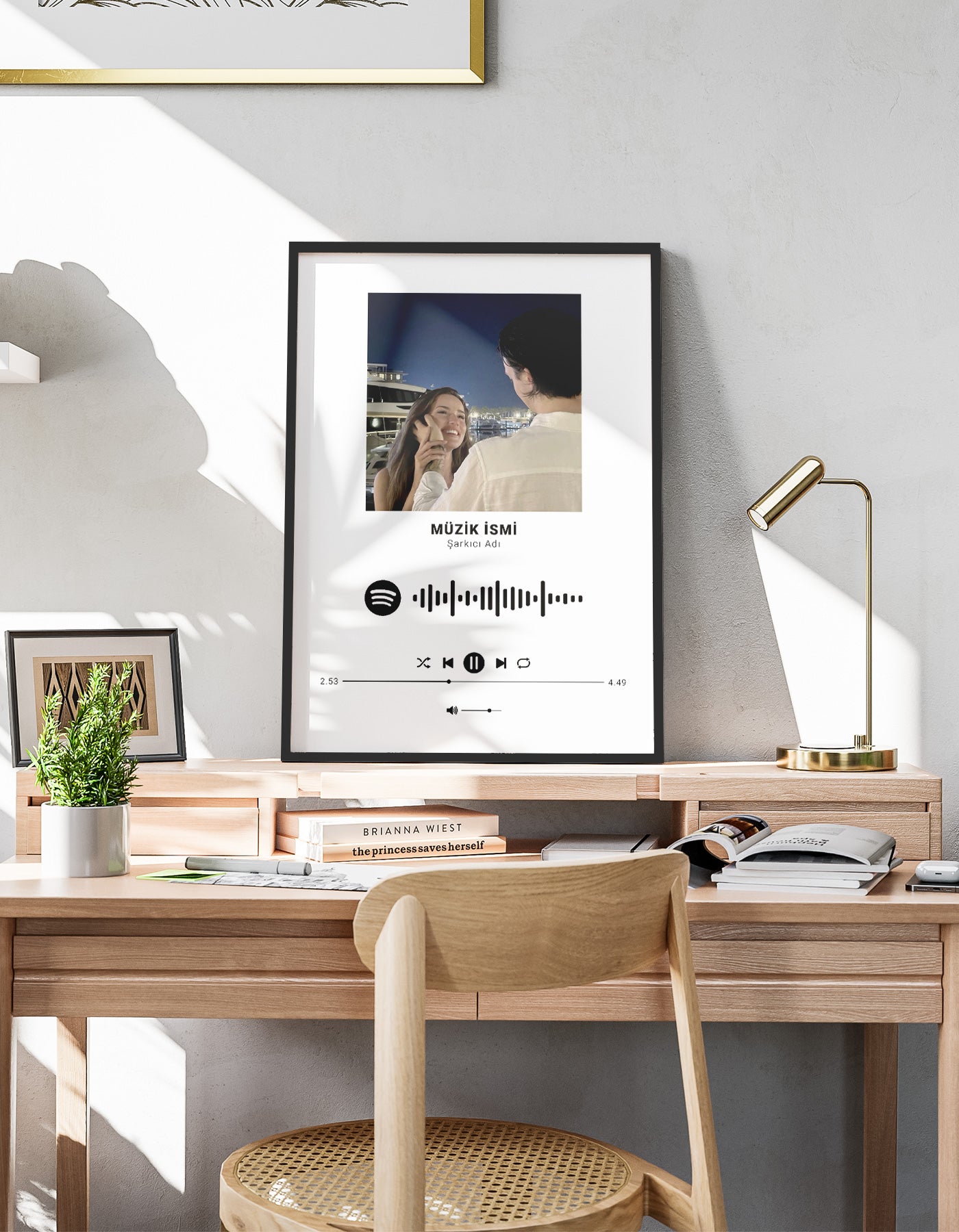 "Bizim Şarkımız" Spotify Temalı Kişiye Özel Poster