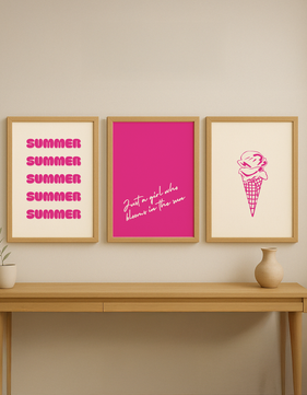 Yazı Evinize Taşıyın | 3’lü Renkli Poster Seti