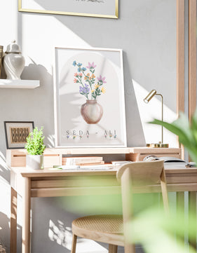 Flower Language Çiçek Dili | Çiftlere Özel Poster