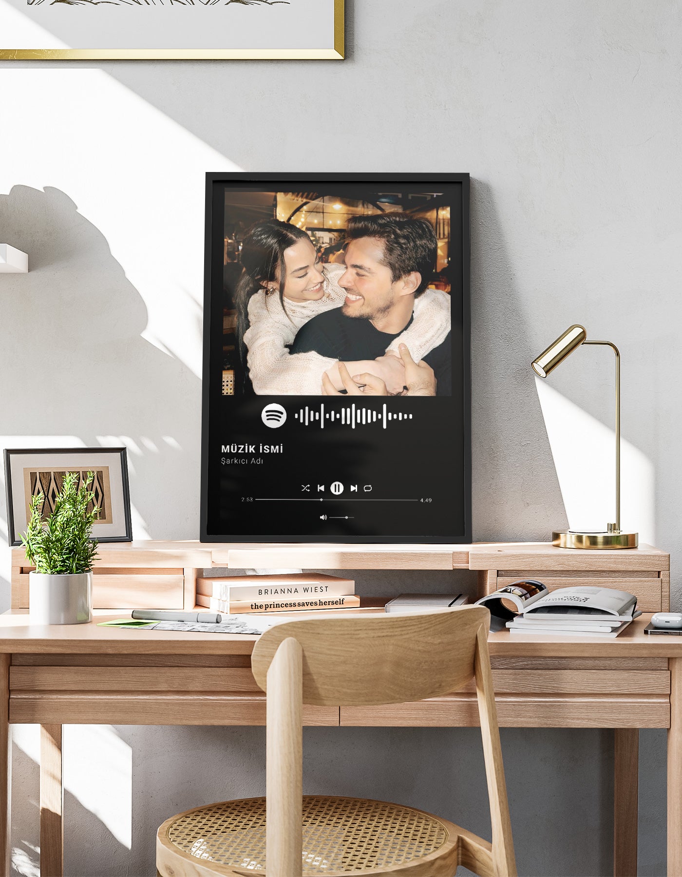 "Bizim Şarkımız" Spotify Temalı Kişiye Özel Poster
