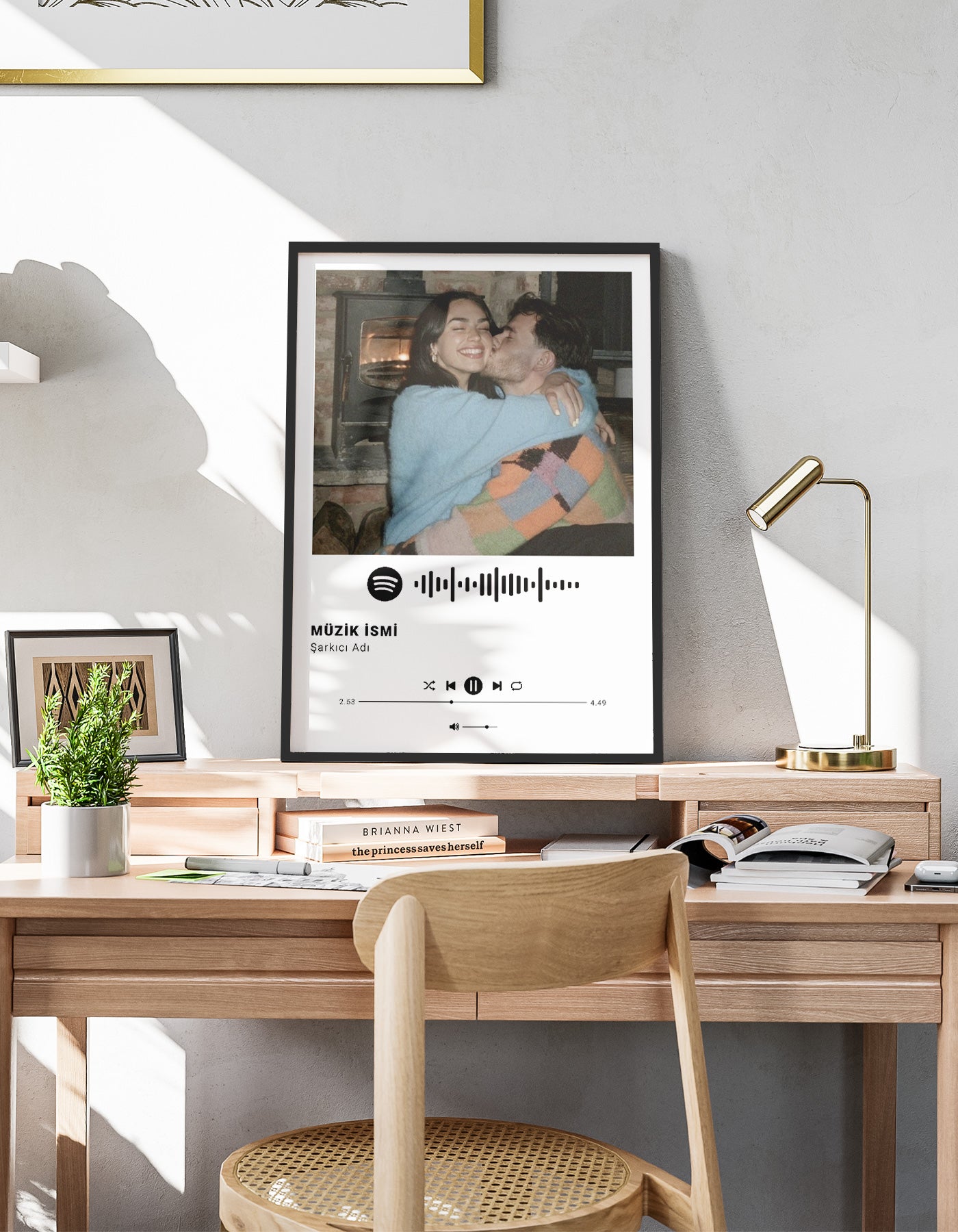 "Bizim Şarkımız" Spotify Temalı Kişiye Özel Poster