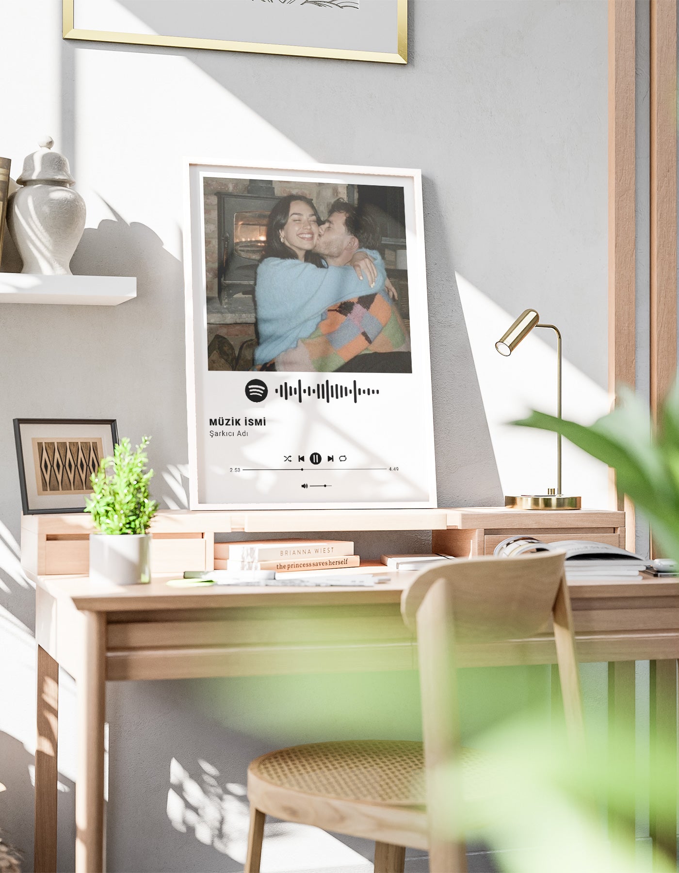 "Bizim Şarkımız" Spotify Temalı Kişiye Özel Poster