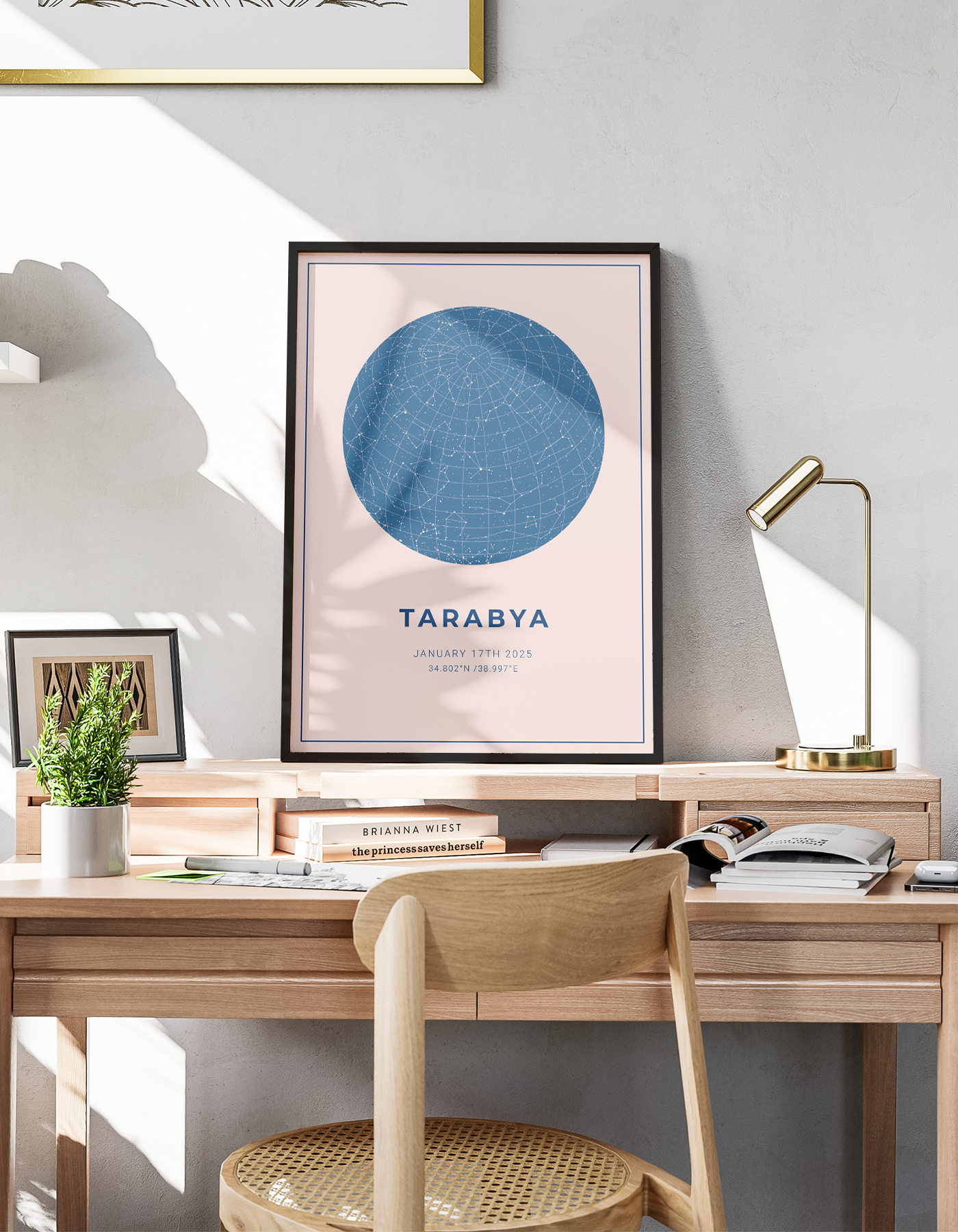 Kişiye Özel Yıldız Haritası Poster - 8