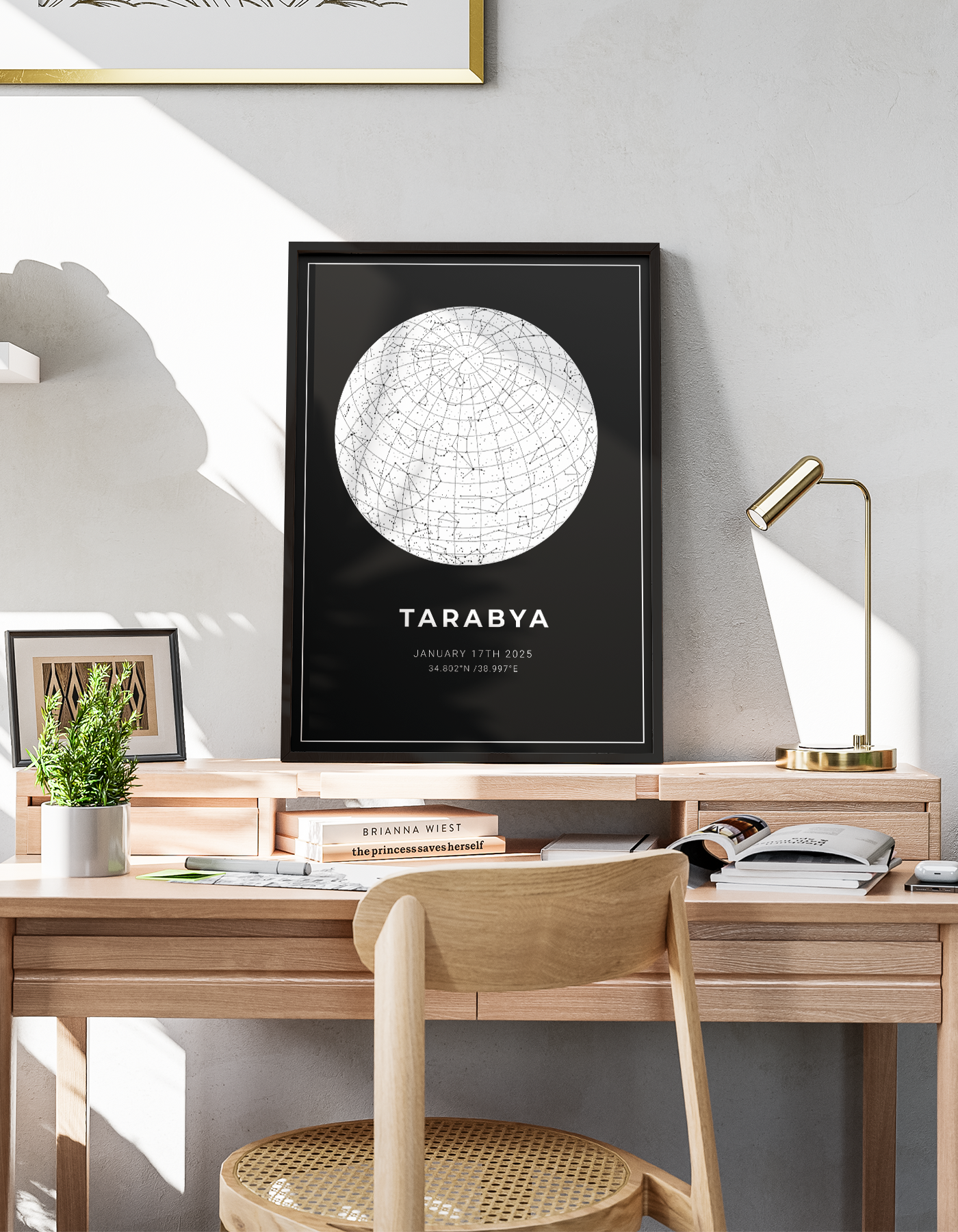 Kişiye Özel Yıldız Haritası Poster - 4