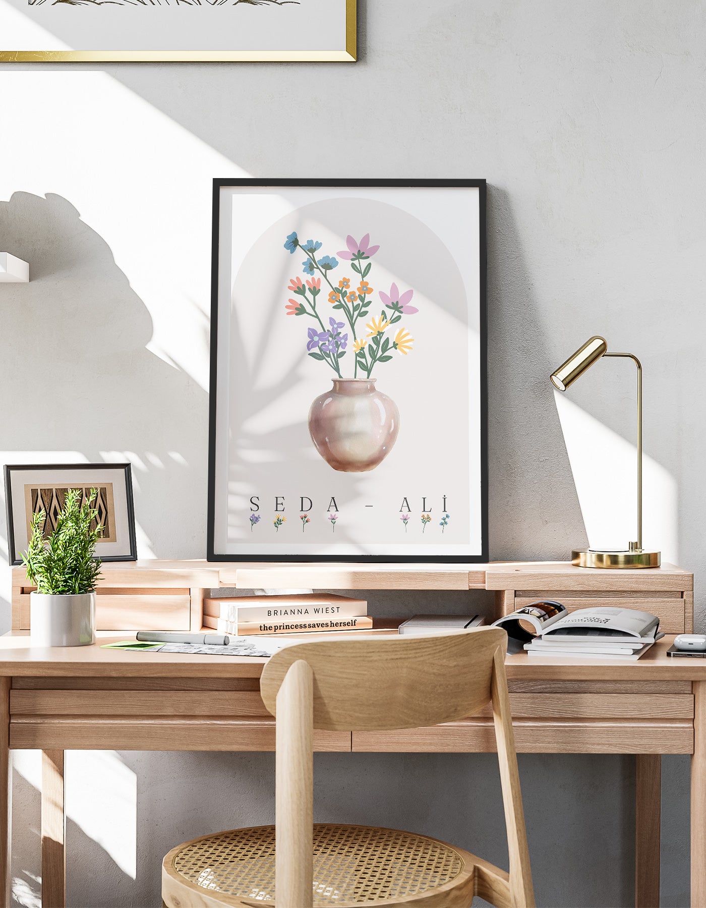 Flower Language Çiçek Dili | Çiftlere Özel Poster