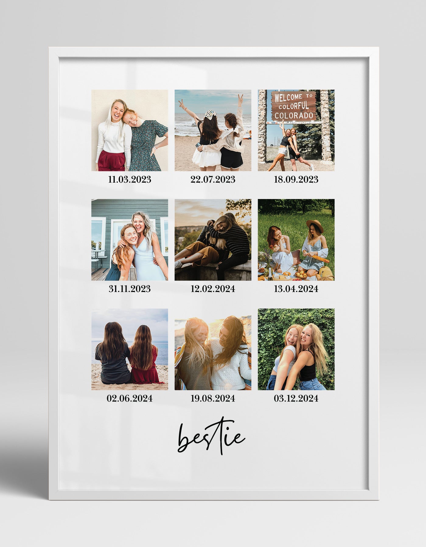 En İyi Arkadaşınıza Özel Fotoğraf Posteri