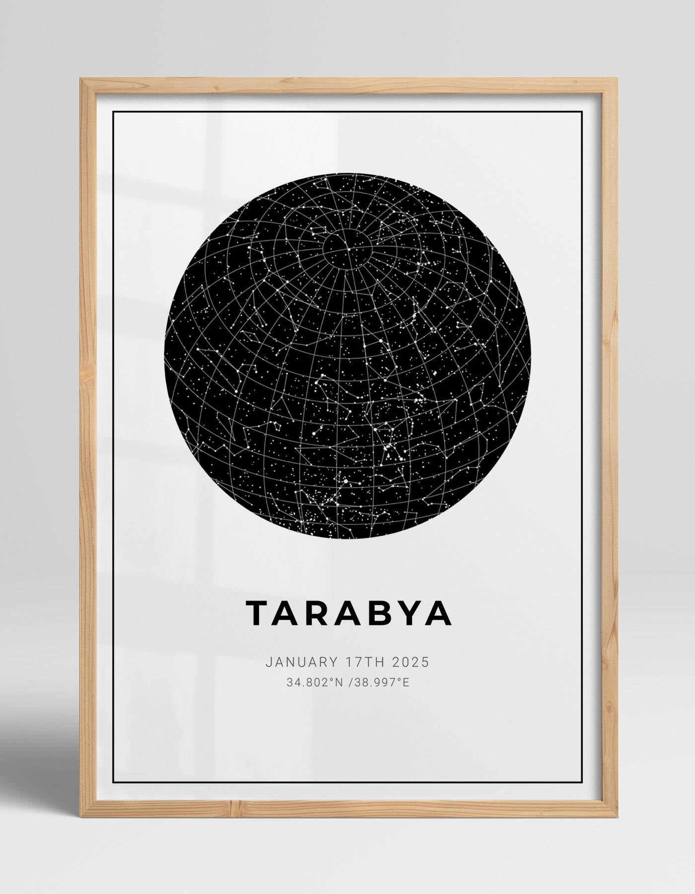 Kişiye Özel Yıldız Haritası Poster - 2