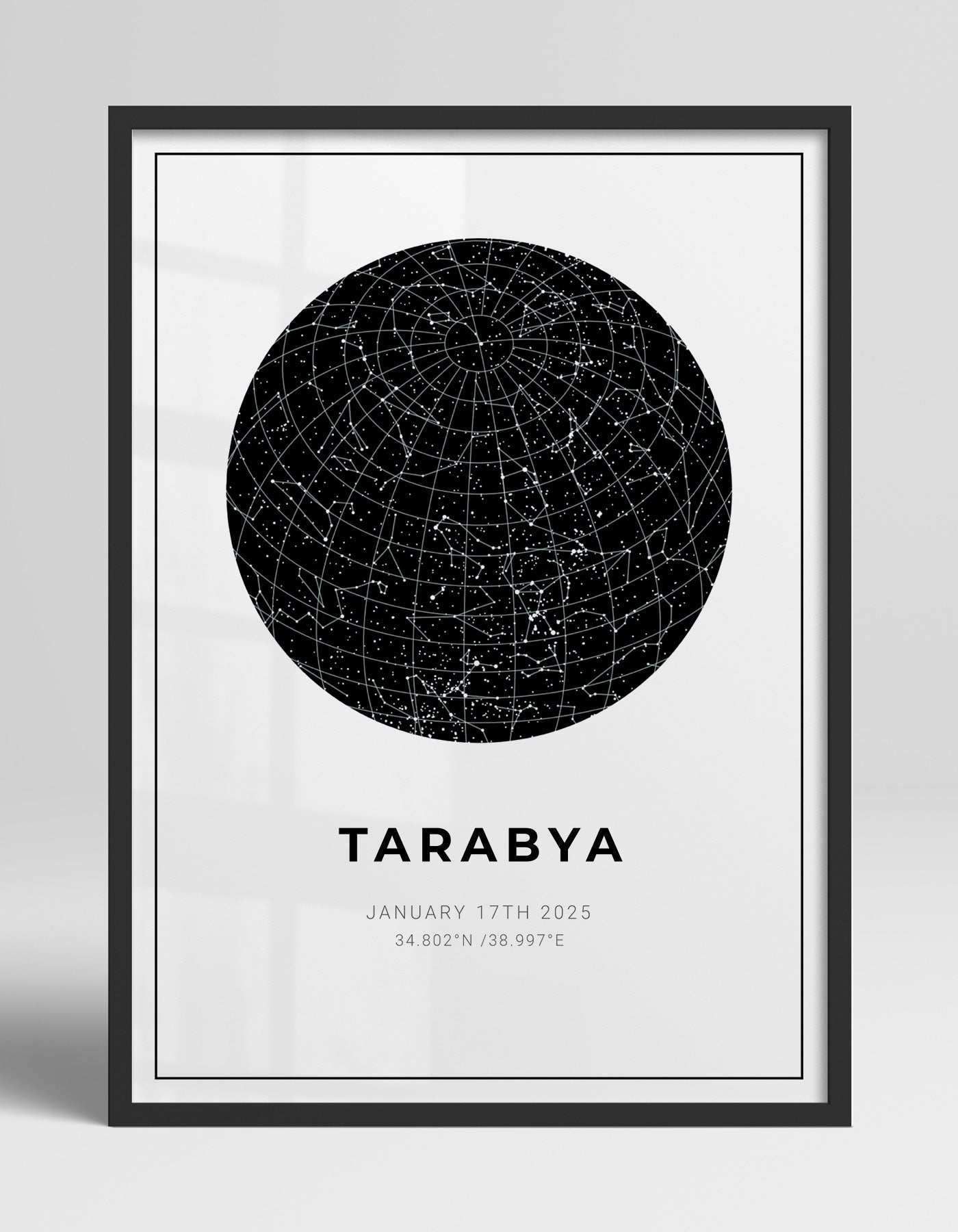 Kişiye Özel Yıldız Haritası Poster - 2