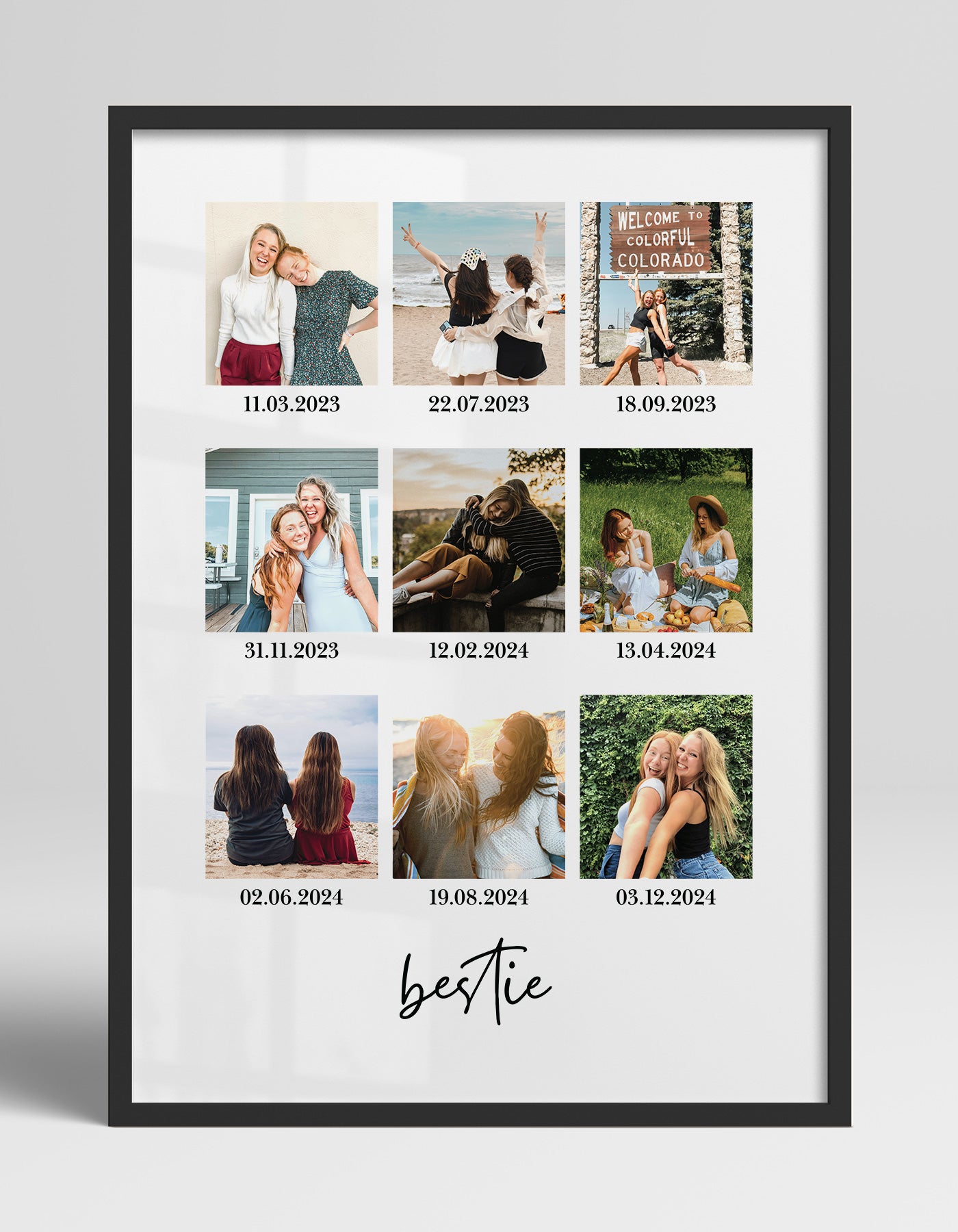 En İyi Arkadaşınıza Özel Fotoğraf Posteri