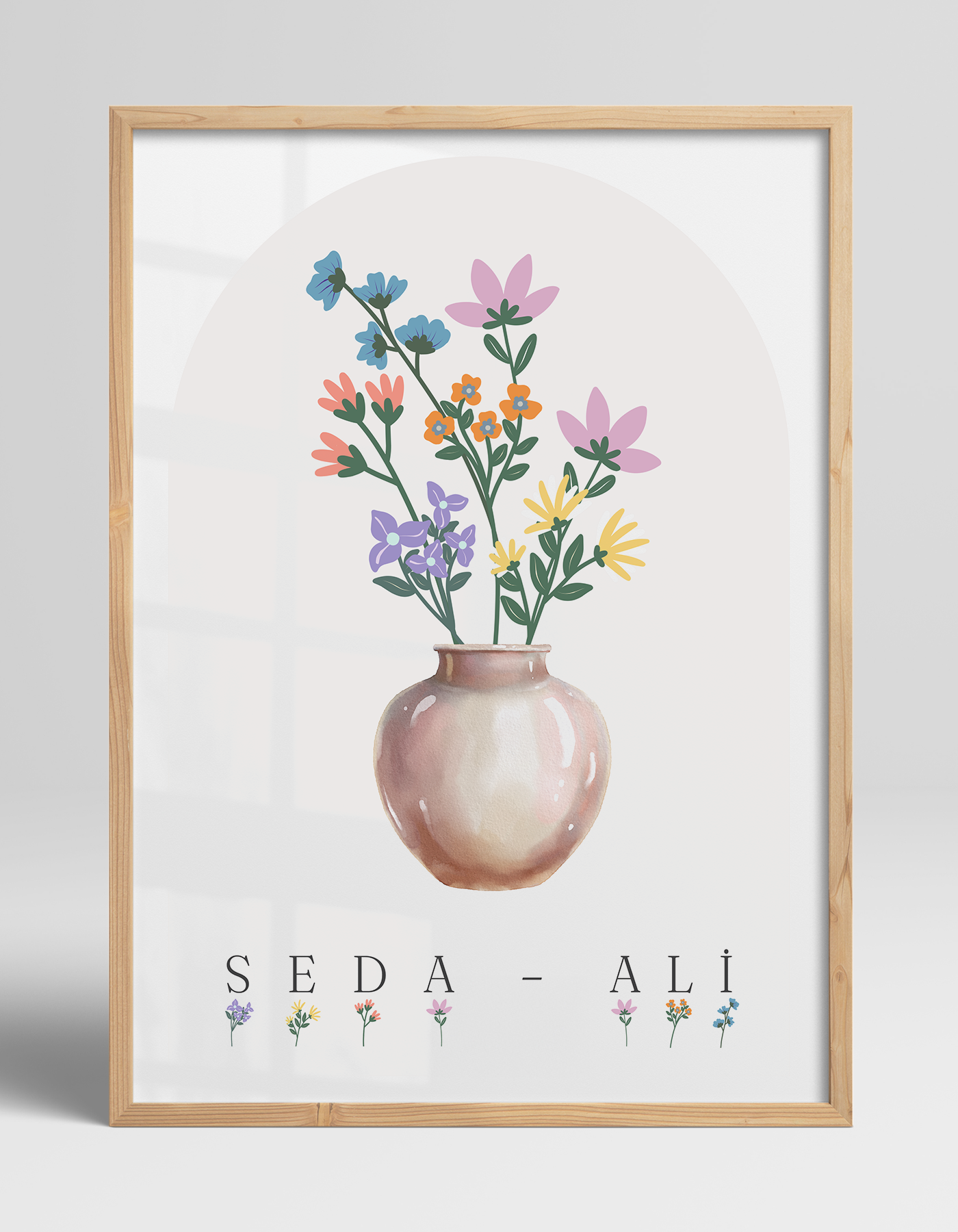 Flower Language Çiçek Dili | Çiftlere Özel Poster